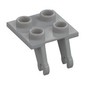 Wheel Holder 2 x 2 Thin with Clips, Plane Single