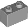 Light Bluish Gray Brick 1 x 2