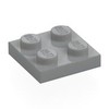 Light Bluish Gray Plate 2 x 2