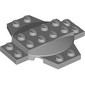 Plate Special 6 x 6 x 2/3 Cross with Dome