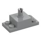 Brick Special 2 x 4, with 2 x 2 Brick with Top Pin and 1 x 2 Side Plates