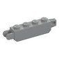 Hinge Brick 1 x 4 Locking with 1 Finger Vertical End and 2 Fingers Vertical End, 9 Teeth