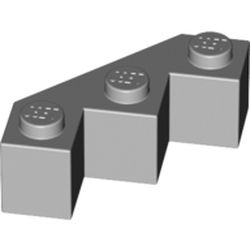 S # LEGO Stone Angle Sill 3x3 Black 2462 4 Piece
