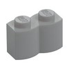 Light Bluish Gray Brick Special 1 x 2 Palisade [aka Log]
