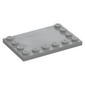 Plate Special 4 x 6 with Studs on 3 Edges