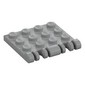 Hinge Plate 3 x 4 Locking Dual 2 Finger, 9 Teeth
