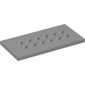 Plate Special 4 x 8 with Studs in Centre