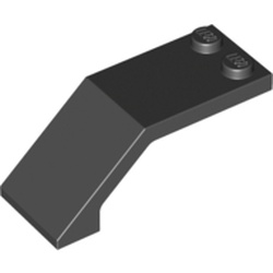 LEGO part  WINDSCREEN 2X5X1 1/3 in Black