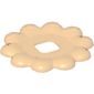 Clikits Icon Accent, Flower 3 5/8 x 3 5/8, 10 Petals with Raised Border
