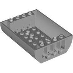 LEGO part 10045410 TANK BOTTOM 8X6X2 in Medium Stone Grey/ Light Bluish Gray