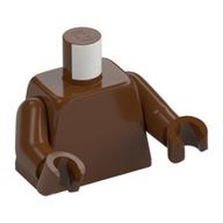 Torso, Reddish Brown Arms, Reddish Brown Hands [Plain]