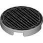 Tile Round 2 x 2 with Fine Mesh Grill Print