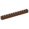 Reddish Brown Brick 1 x 12