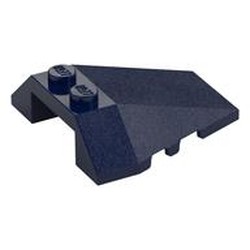 LEGO part 48933 ROOF TILE 4X2/18° W/COR. in Earth Blue/ Dark Blue