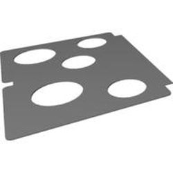Playmat, 4 Holes, Red, Blue, Green, and Yellow Circles Print