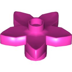 LEGO part DUPLO FLOWER in Bright Purple/ Dark Pink