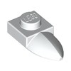White Plate Special 1 x 1 with Tooth