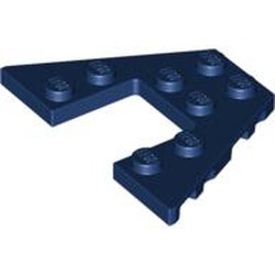 LEGO part 29172 PLATE 6X4 W/ANGLE in Earth Blue/ Dark Blue