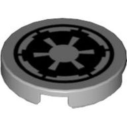 Tile Round 2 x 2 with Imperial Logo Print
