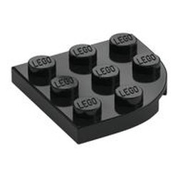 Plate Round Corner 3 x 3