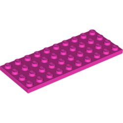 LEGO part 3030 PLATE 4X10 in Bright Purple/ Dark Pink