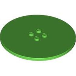 Plate Special Round 8 x 8 with 2 x 2 Center Studs without Groove