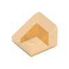 Trans-Orange Slope 30° 1 x 1 x 2/3 (Cheese Slope)