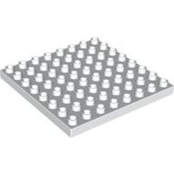 LEGO part 10074965 PLATE 8X8 in White