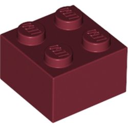 LEGO part element render in color 320 - Dark Red LEGO part element render in color 320 - Dark Red