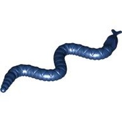 LEGO part  SNAKE in Earth Blue/ Dark Blue