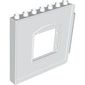 Duplo Building Wall 1 x 8 x 6 with Window Opening, Hinge on Right