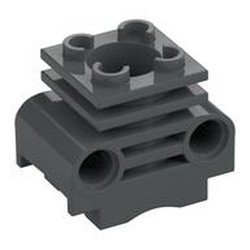 Technic Engine Cylinder without Side Slots, with Bottom Slots