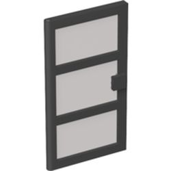 Door 1 x 4 x 6 with 3 Panes with Trans-Brown Glass