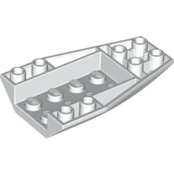 LEGO part 43713 BRICK 4 X 6 W/BOW, INVERTED in White
