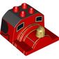 Duplo Train Cab Top without Bunker, Thomas & Friends James Print