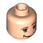 Minifig Head Ron Weasley, Dual Sided, Awake / Asleep Print [Blocked Open Stud]
