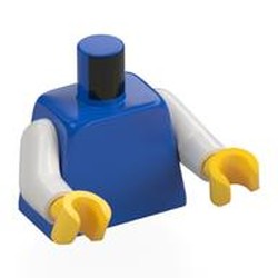 Torso, White Arms, Yellow Hands [Plain]