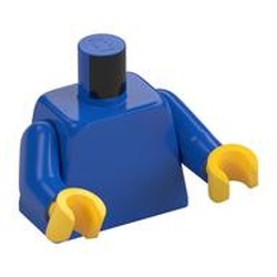 LEGO part  MINI UPPER PART NO. 1162 in Bright Blue/ Blue