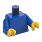 Torso, Robe, Black Trim, White Shirt with Black/Dark Tan Trim, Money Pouch on Black Belt print, Blue Arms, Yellow Hands