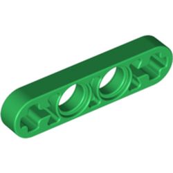 LEGO part LEVER 1X4, WITHOUT NOTCH in Dark Green/ Green