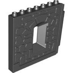 Duplo Building Wall 1 x 8 x 8 with Window Opening - Castle