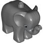 Duplo Animal Elephant Baby Standing, Angular Eye Print