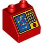 Duplo Brick 2 x 2 Slope 45 with Medical Console Diagnostic or Locator Print