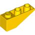 4287 ROOF TILE 1X3/25° INV. in Bright Yellow/ Yellow