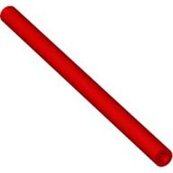 LEGO part 75c07 Hose Rigid 3mm D. 7L / 5.6cm in Bright Red/ Red