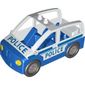Duplo Car with 2 Studs on Roof, Blue Base and Blue 'POLICE' Print