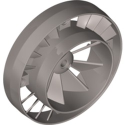 Engine, Very Large Turbine, with Pearl Light Gray Marbled Pattern