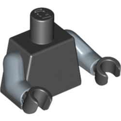 Torso, Sand Blue Arms, Black Hands [Plain]