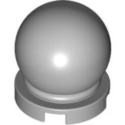 LEGO part 30106 Equipment Crystal Ball Globe 2 x 2 x 2 in Medium Stone Grey/ Light Bluish Gray