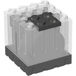 Motor, 9V 4 x 4 x 3 1/3 with Dark Bluish Gray Base